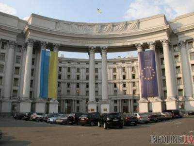 МИД Украины выразил протест в связи с визитом Д.Медведева в Крым