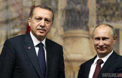 Переговоры президента России Владимира Путина и главы Турции Тайипа Эрдогана продолжались два часа