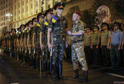 Из-за репетиции парада в центре Киева пробка