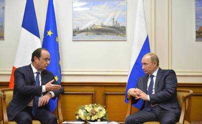 В беседе с В.Путиным Ф.Олланд планирует обсудить Сирию и Украину