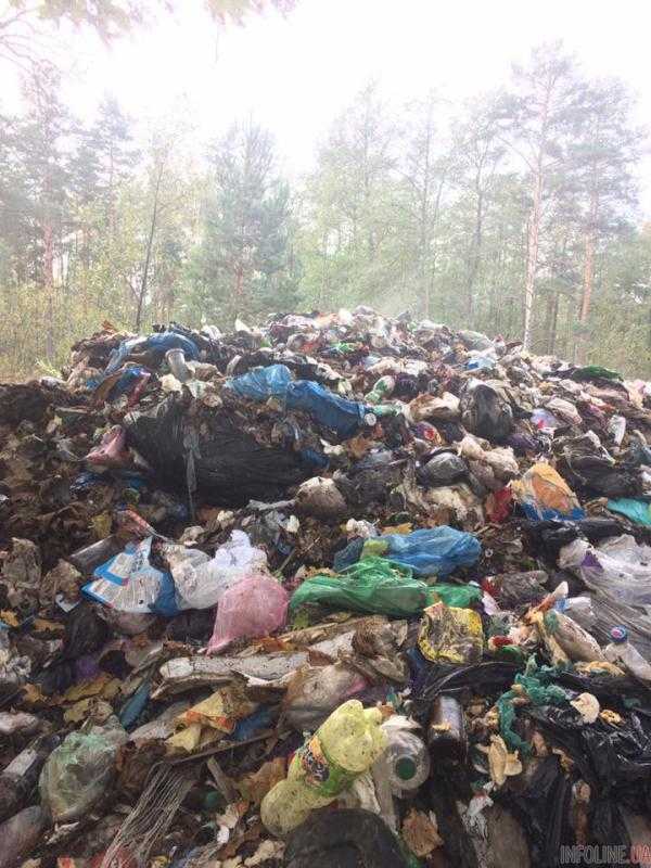 На Волыни активисты нашли незаконную свалку с "Львовским мусором"