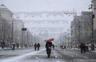 В воскресение в Киеве ожидается снег