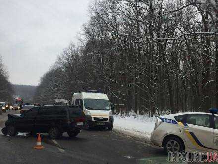 В Харькове произошло ДТП с участием сразу семи автомобилей