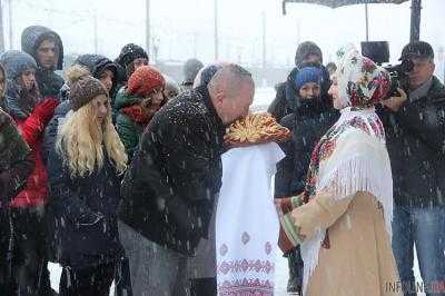 В Киев прибыл четвертый поезд Единения Украины