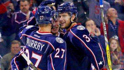 Лидер НХЛ "Коламбус" получил 13-ю победу в матче с "Бостоном"