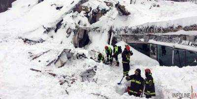 Число жертв схода лавины на отель "Rigopiano" в Италии возросло до 21 человека