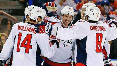Лидеры НХЛ "Вашингтон Кэпиталс"  победил "Коламбус"