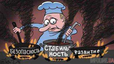 Российский художник показал "политическую кухню" Путина