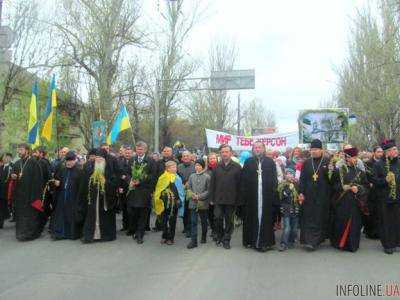 В Херсоне состоялось Вербное шествие