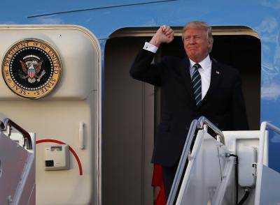 Сегодня Дональд Трамп отправится в свою первую зарубежную поездку