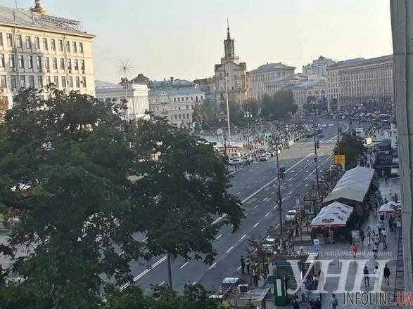 Репетиция военного парада на Крещатике