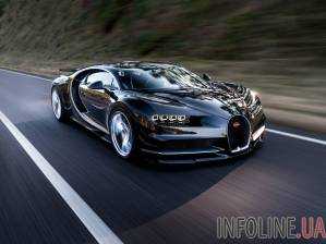 Суперкар Bugatti разогнался до 400 км/ч за 42 секунды