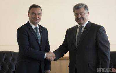 Запад-2017: Порошенко и Дуда обсудили угрозы