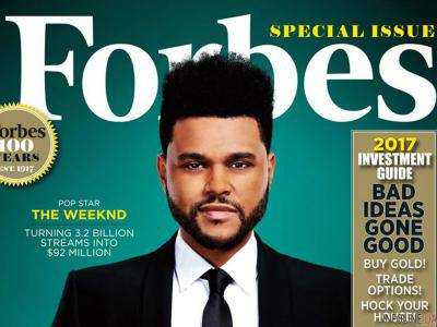 The Weeknd возглавили список самых высокооплачиваемых молодых звезд