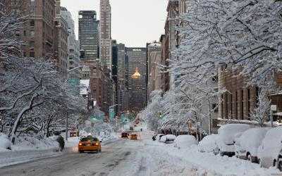 Нью-Йорк ожидает рекордное похолодание на Новый год