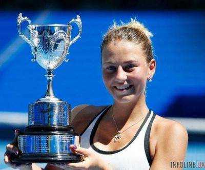 Теннисистка Костюк выиграла первый матч на взрослом турнире Большого шлема