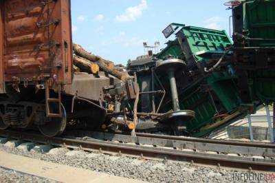 В Днепропетровской области воры металлолома спровоцировали сход с рельсов грузового вагона