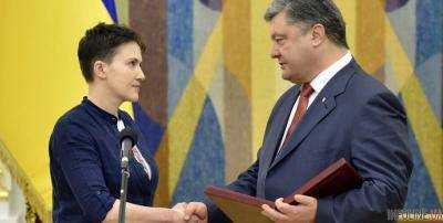 Савченко: я с удовольствием отдам свою звезду Героя президенту