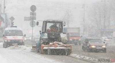 Снегопад в Киеве продлится до среды