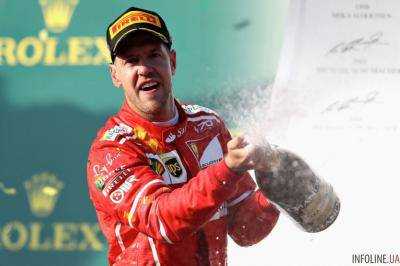Формула-1: Феттель второй год подряд выиграл Гран-при Австралии