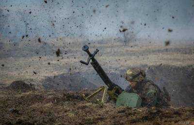 За прошедшие сутки боевики совершили 36 обстрелов позиций сил АТО