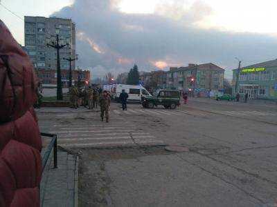Полиция Харьковской области перешла на усиленный режим из-за пожара под Балаклеей