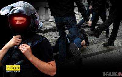 "В ход пошли "розочки" и пистолет": в центре Киева произошла массовая потасовка.Видео