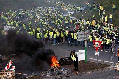 Протесты "желтых жилетов" во Франции: задержан 481 человек