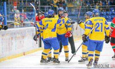 Украинская молодежная сборная завоевала вторую победу на ЧМ по хоккею
