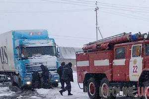 На Запорожье во время непогоды в снегу застряли более 120 автомобилей