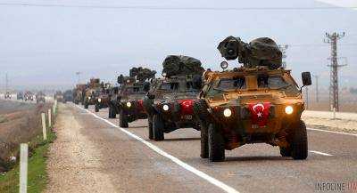 Турция продолжает стягивать войска к границе с Сирией