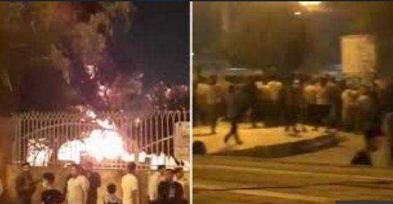 "Санжары" по-ирански: протестующие сожгли здание, куда привезли зараженных коронавирусом