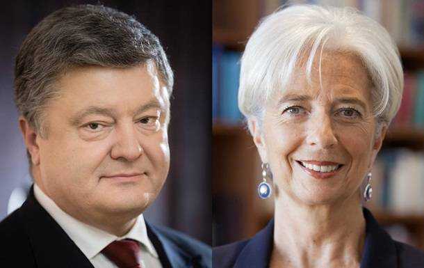 Порошенко обговорив ПриватБанк з главою МВФ