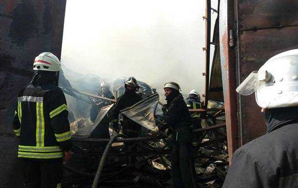 В Харькове произошел масштабный пожар