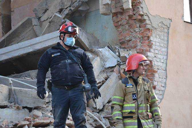 Обвал дома в Дрогобыче: спасатели не уверены, что был взрыв газа