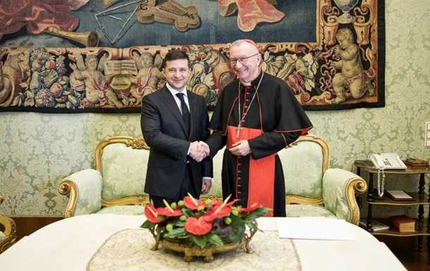 Владимир Зеленский встретился с госсекретарем Ватикана