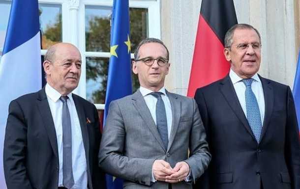 Глави МЗС РФ, Німеччини та Франції обговорили Донбас
