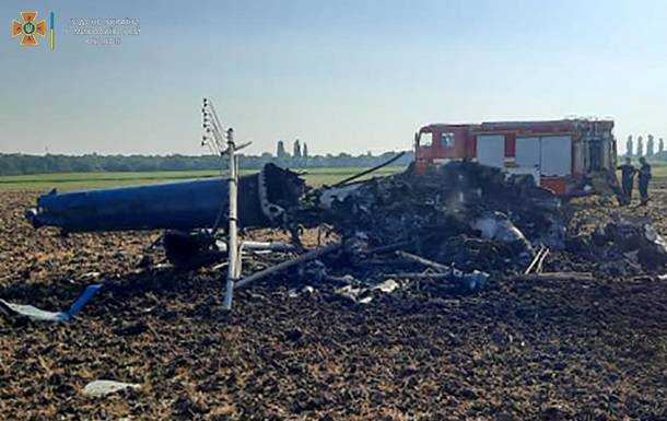 З'явилися фото аварії вертольота на Миколаївщині