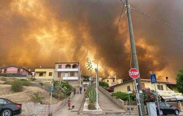 В Італії, Франції та Іспанії вирують лісові пожежі