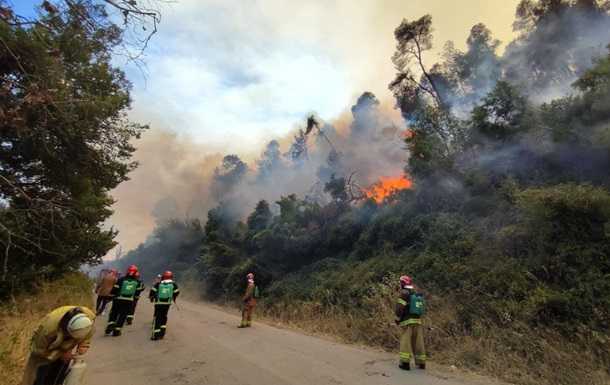 Пожежі в Греції: українці врятували два населених пункти