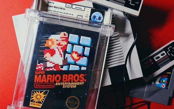 Картридж з грою Super Mario Bros. пішов з молотка за рекордні $2 мільйони