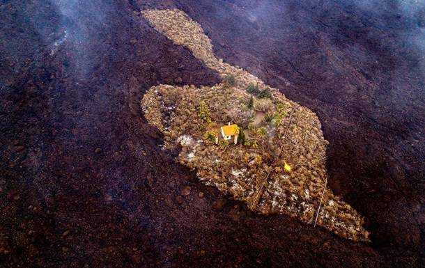 Вулкан на острові Пальма знищив понад 160 будинків