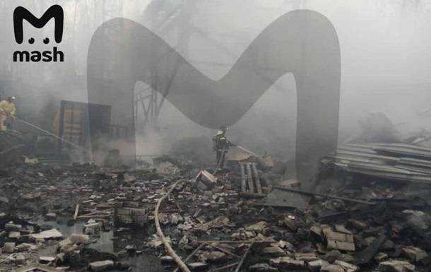 У РФ під час пожежі на пороховому заводі багато загиблих