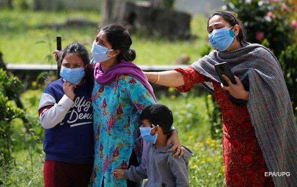 В Індії рекордна за вісім місяців захворюваність на COVID