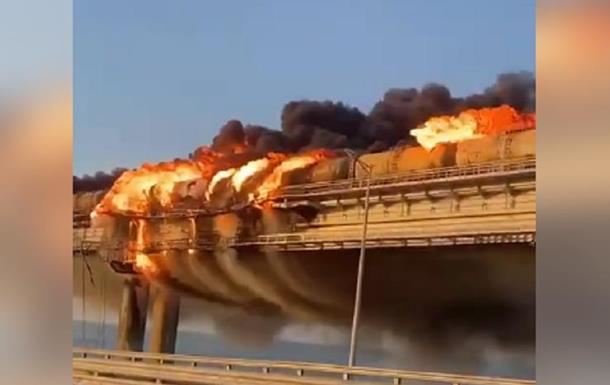 На Кримському мосту пошкоджено понад кілометр колії
