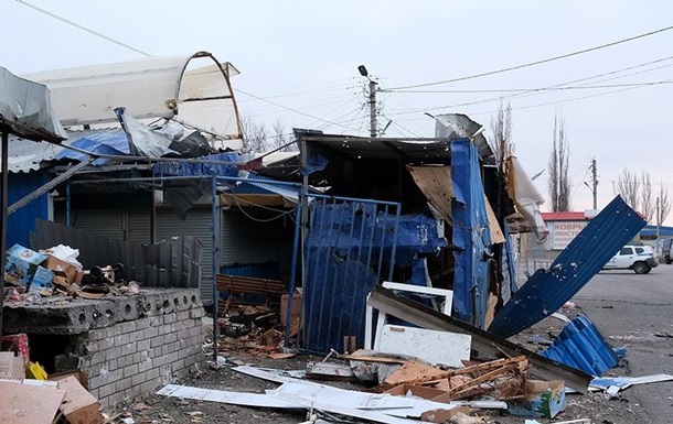 В полиции показали последствия обстрела Курахово