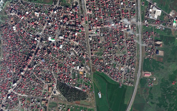 Появились фото до и после землетрясения в Турции