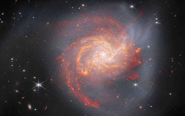 James Webb сделал фото яркой галактики в созвездии Паруса