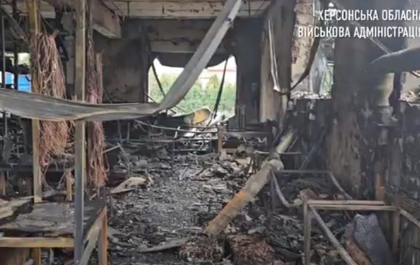 Последствия российских обстрелов в Херсоне показали на видео