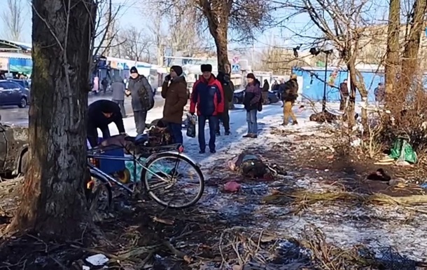 В Донецке заявили об обстреле рынка и погибших
